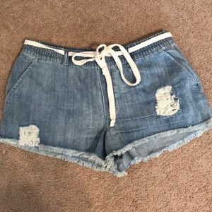 Aerie Denim Colored Shorts